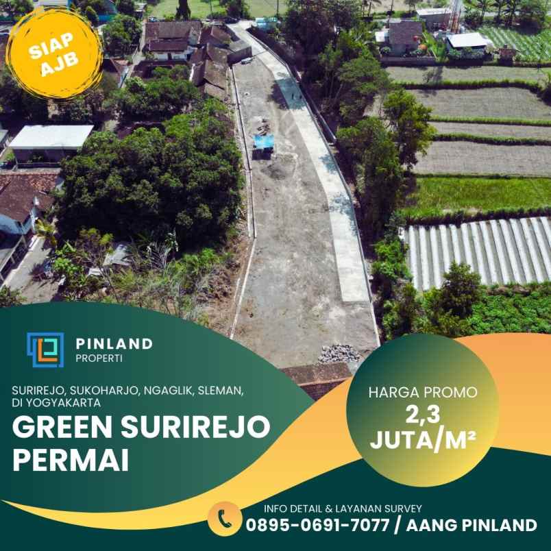 dijual tanah surirejo sukoharjo ngaglik