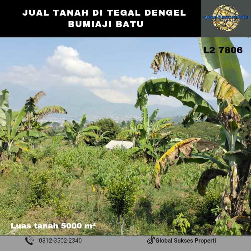 dijual tanah tegal dengel