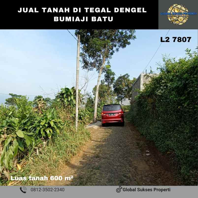 dijual tanah tegal dengel