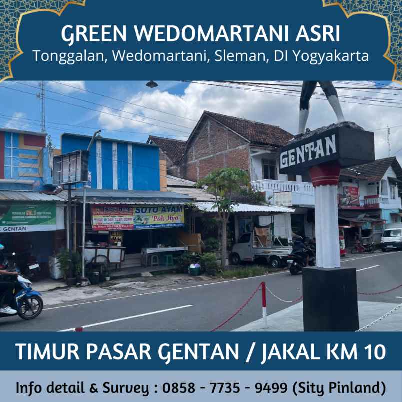 dijual tanah tonggalan wedomartani