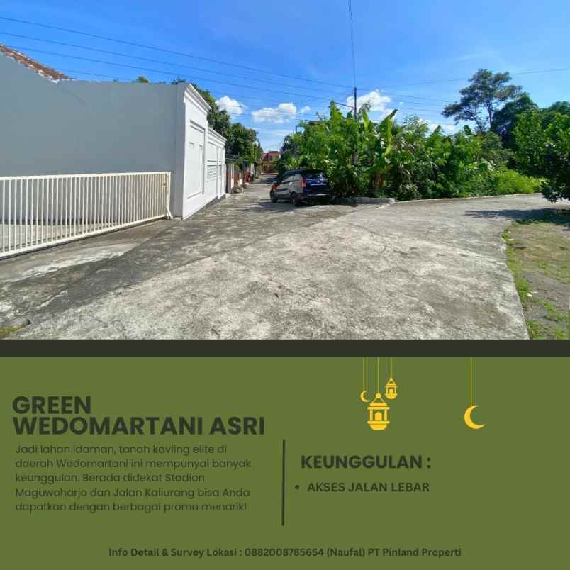 dijual tanah tonggalan wedomartani