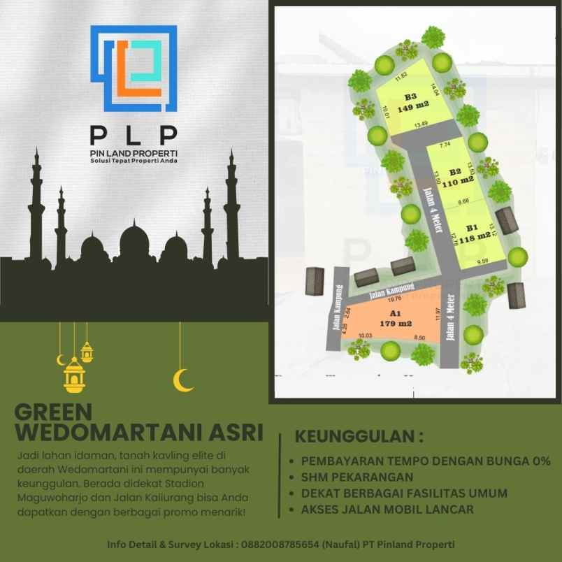 dijual tanah tonggalan wedomartani