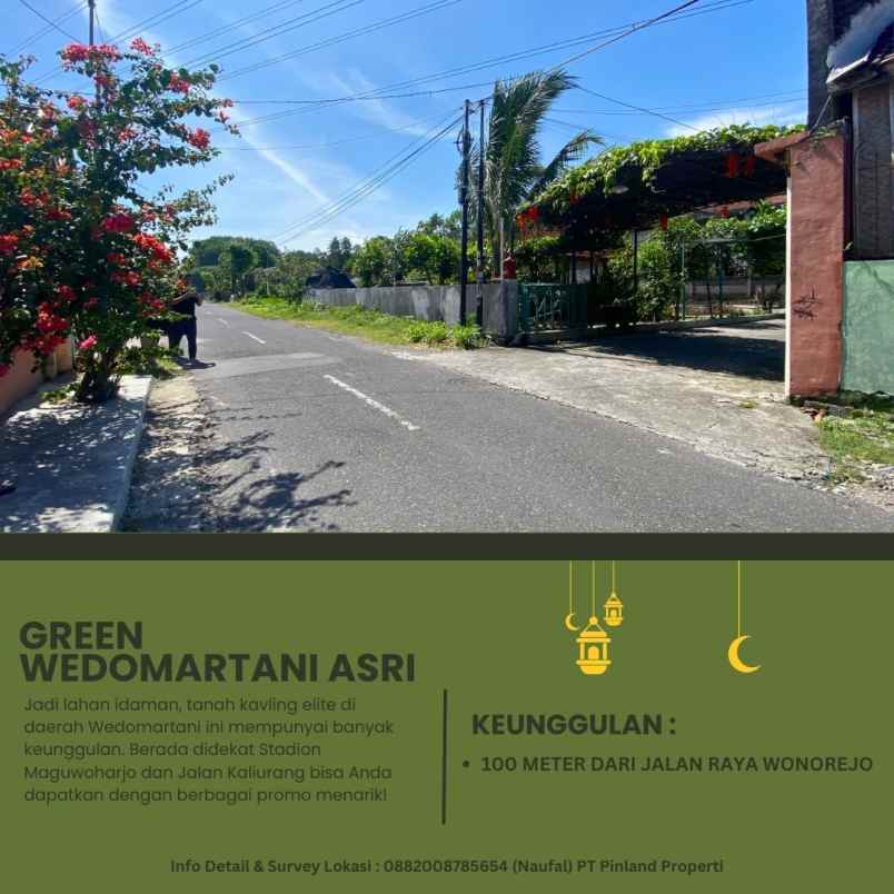 dijual tanah tonggalan wedomartani