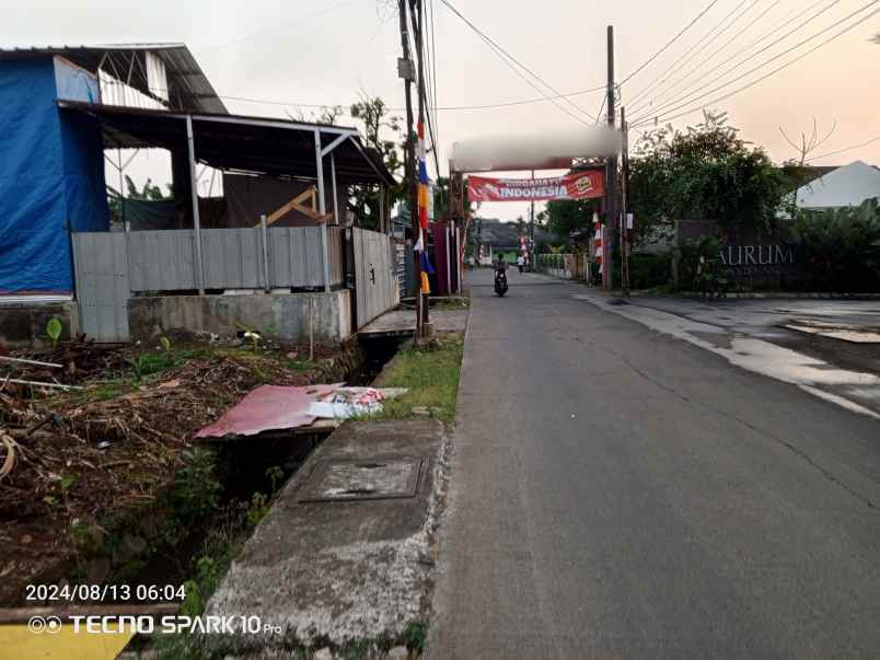 disewa tanah mampang depok pinggir jalan strategis