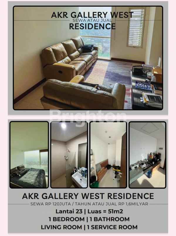 disewakan apartemen jl panjang kebun jeruk