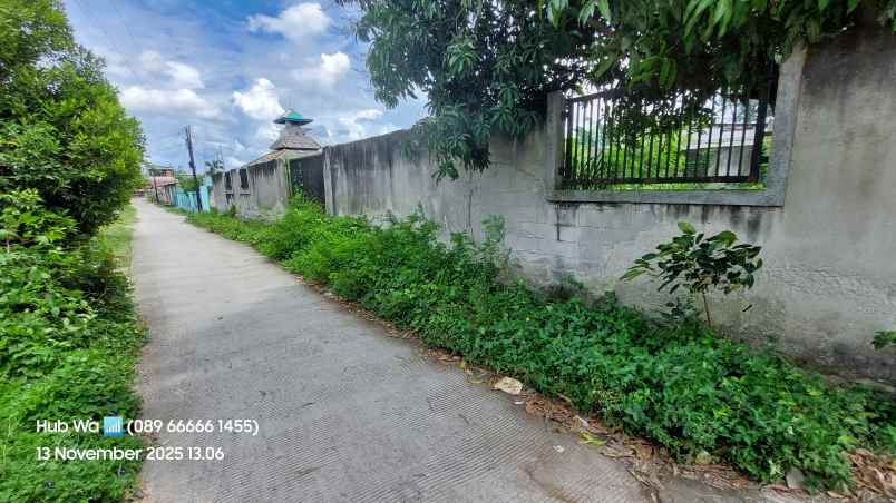 disewakan tanah jalan salembaran kosambi