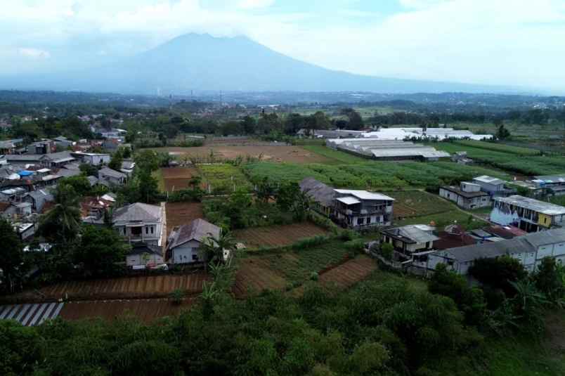 investasi tanah murah puncak bogor view gunung salak