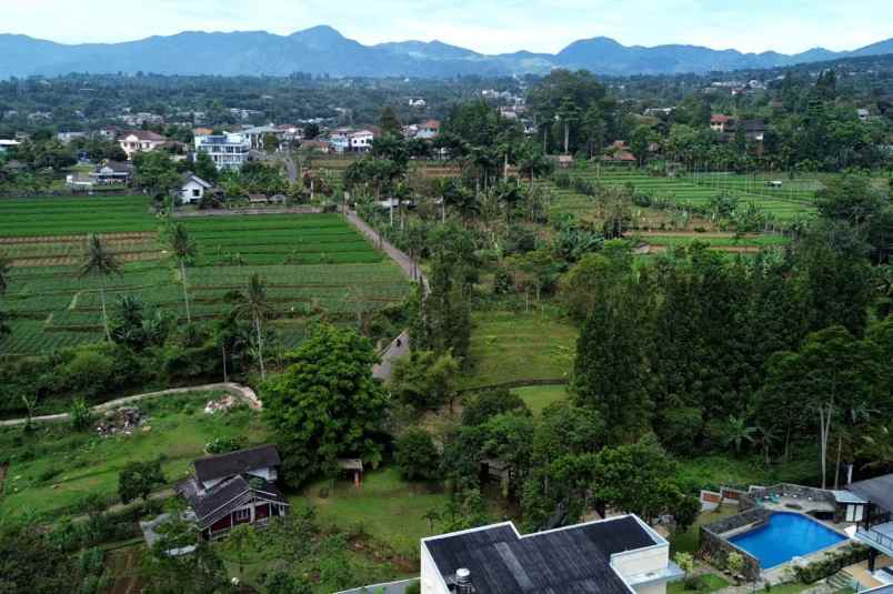 investasi tanah murah puncak bogor view gunung salak