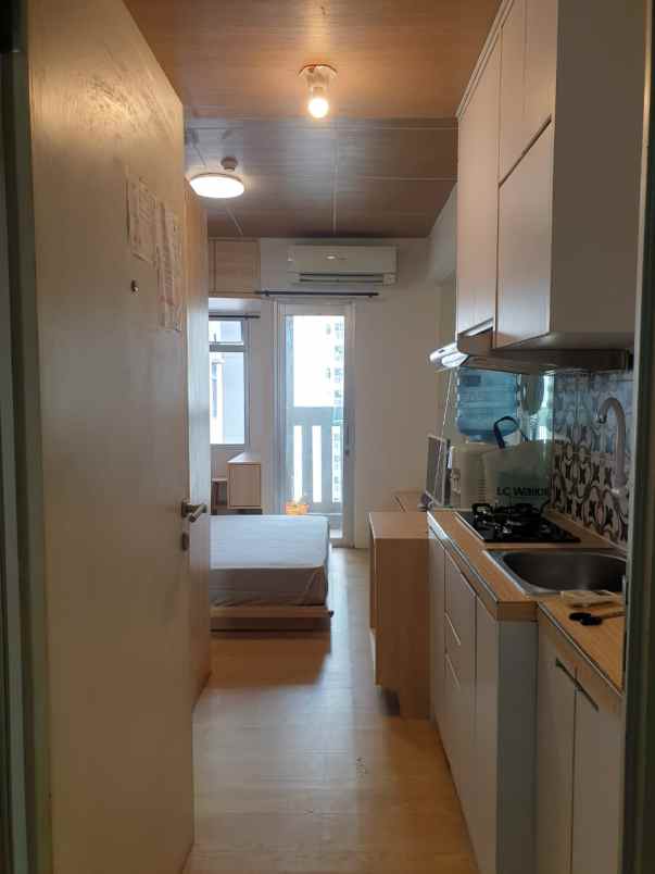 jual apartemen studio furnished green bay pluit