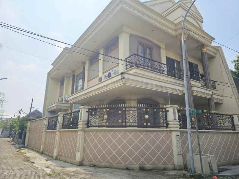 jual rumah hook panjang jiwo permai surabaya