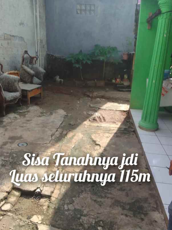 jual rumah kontrakan dan sisa tanahnya