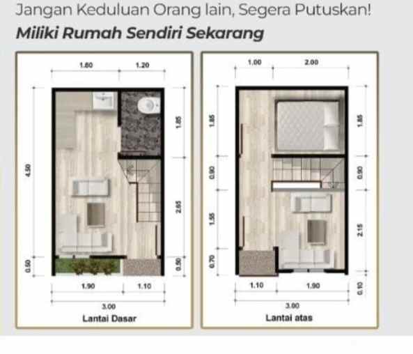 mini house murah di condet bisa custom