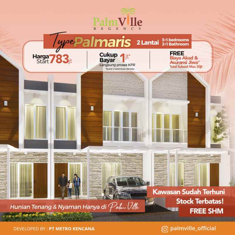 palm ville buduran sidoarjo kota