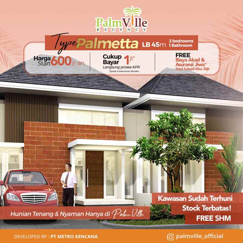 palm ville buduran sidoarjo kota