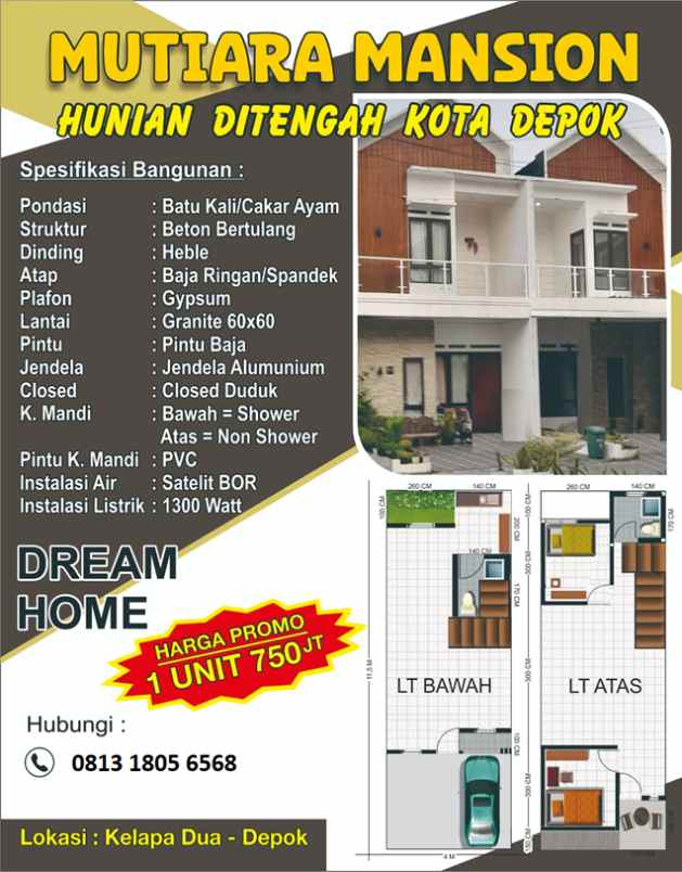 perumahan di pusat kota depok