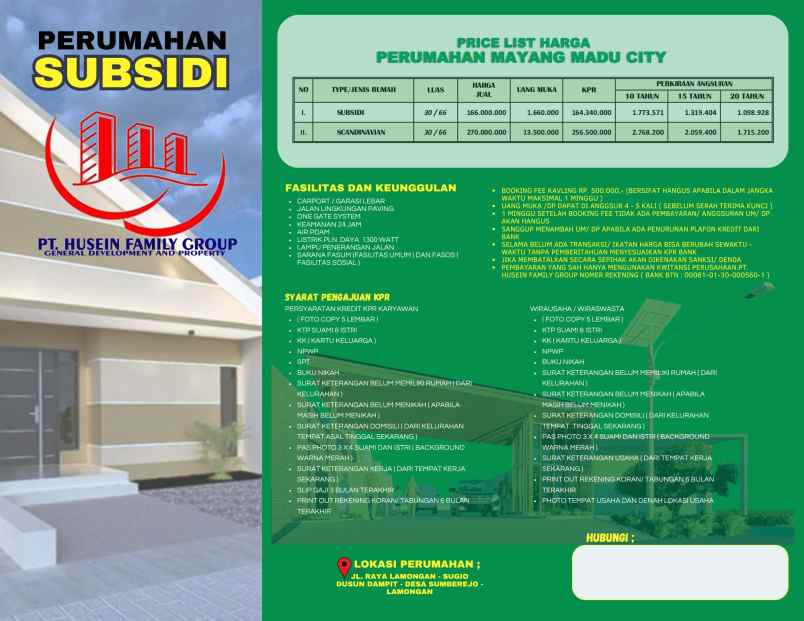 perumahan mayang madu city mmc