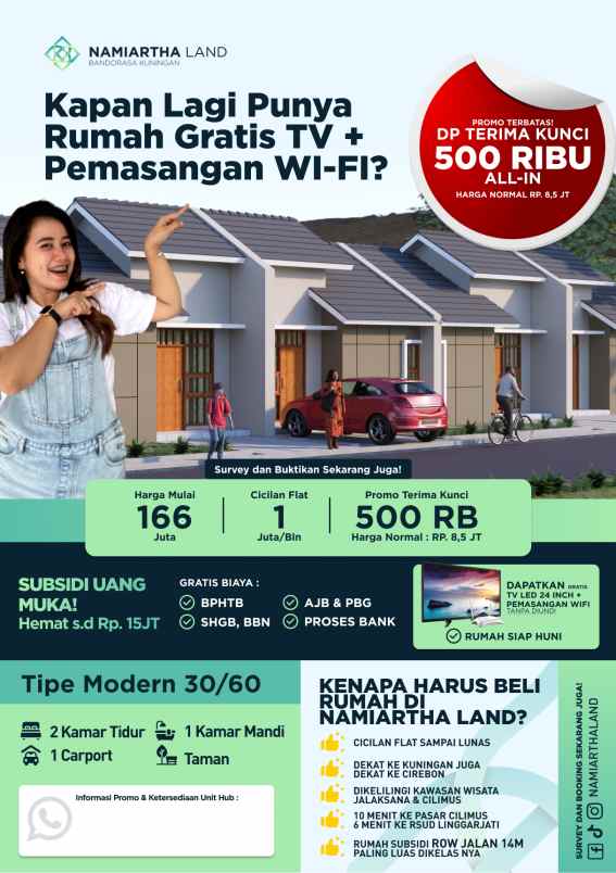 perumahan murah hanya 500rb