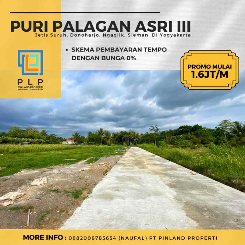 promo tanah kavling strategis di jalan palagan km 14