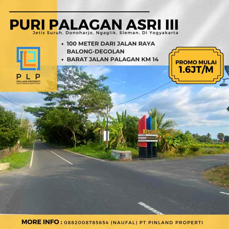 promo tanah kavling strategis di jalan palagan km 14