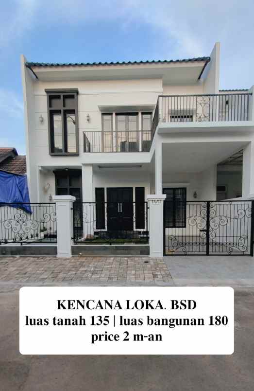 rasain hidup tenang di rumah modern kencana loka bsd