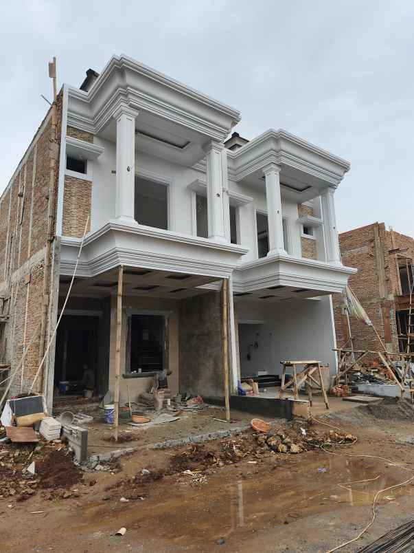 rumah 2 lantai desain etnic bali modern di tapos depok