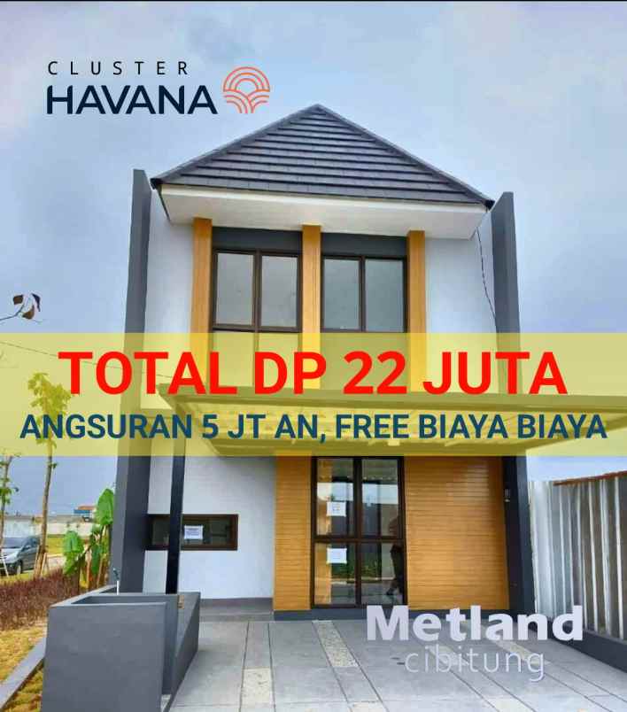 rumah 2 lantai di metland cibitung bekasi