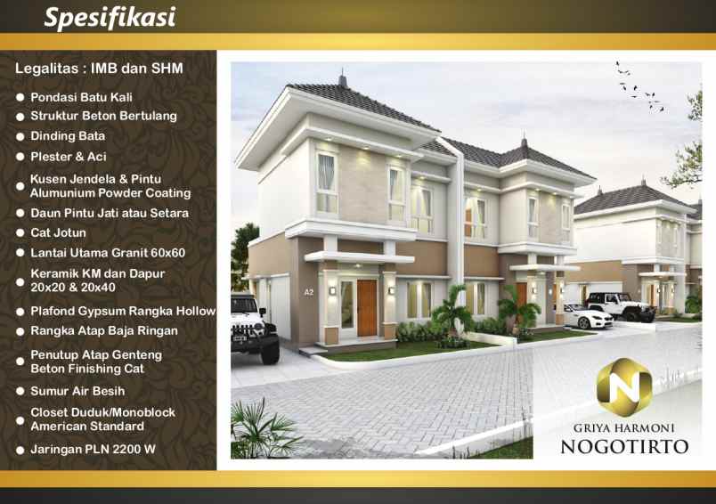 rumah 2 lantai di pusat kota jogja harga bawah pasaran