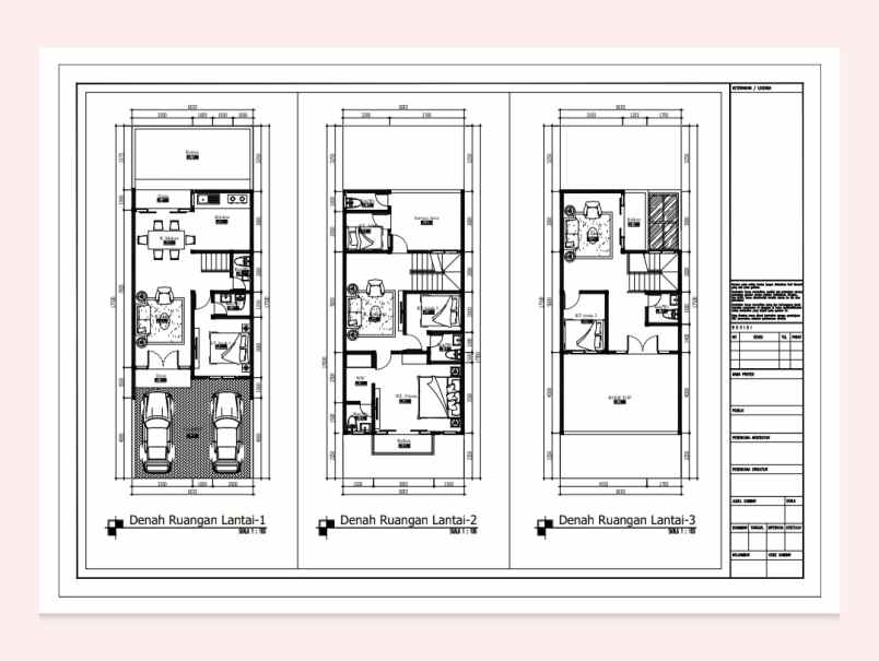 rumah 3 lantai jagakarsa jakarta selatan