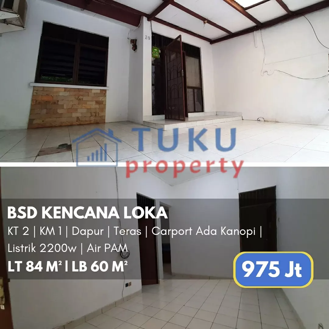 rumah bsd kencanaloka serpong 975jt