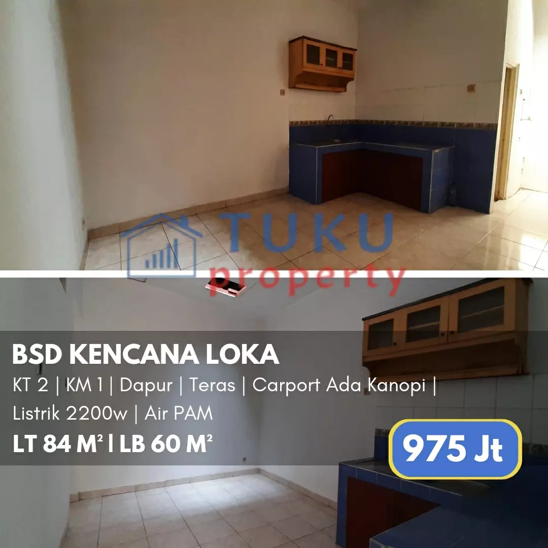 rumah bsd kencanaloka serpong 975jt