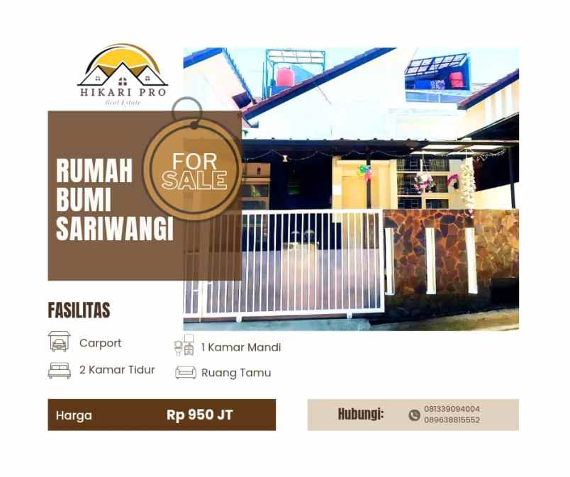 rumah bumi sariwangi jarang ada siap huni