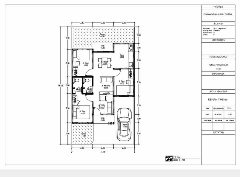 rumah cantik di cluster modern dekat smp 3 ngaglik