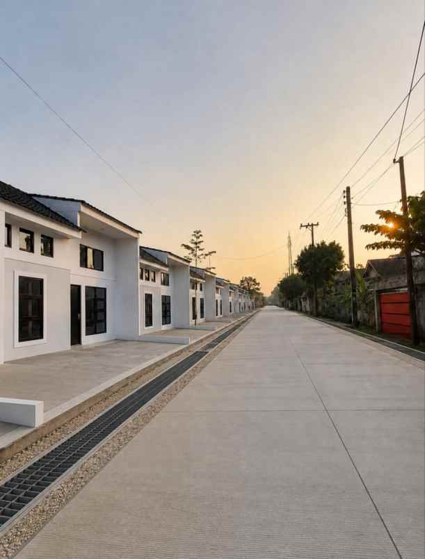 rumah cluster subsidi dp murah siap huni sudah shm