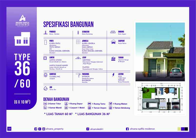 rumah dijual di kediri tanpa ribet