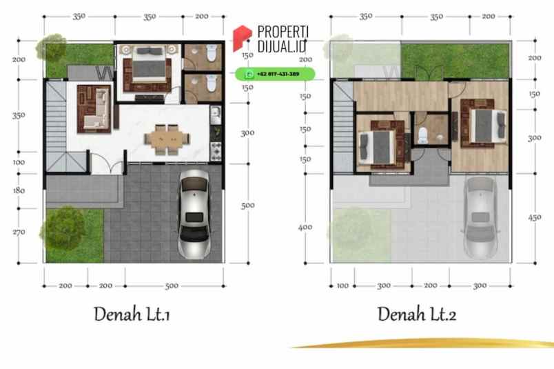 rumah dijual jogja ngaglik dekat uii 2 lantai