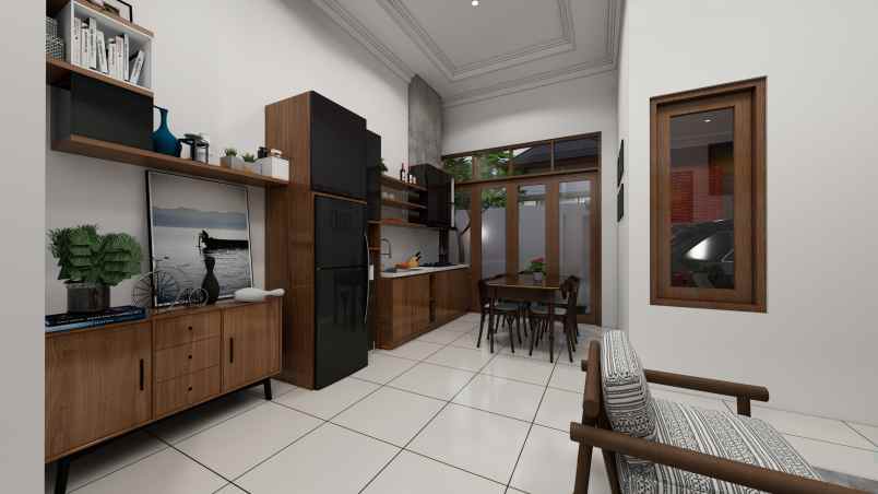rumah etnik bali di jogja utara estetik dan strategis