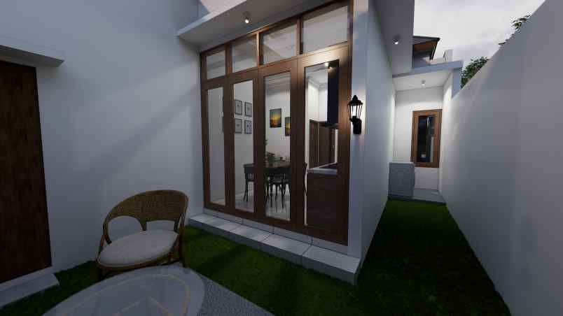 rumah etnik bali di jogja utara estetik dan strategis