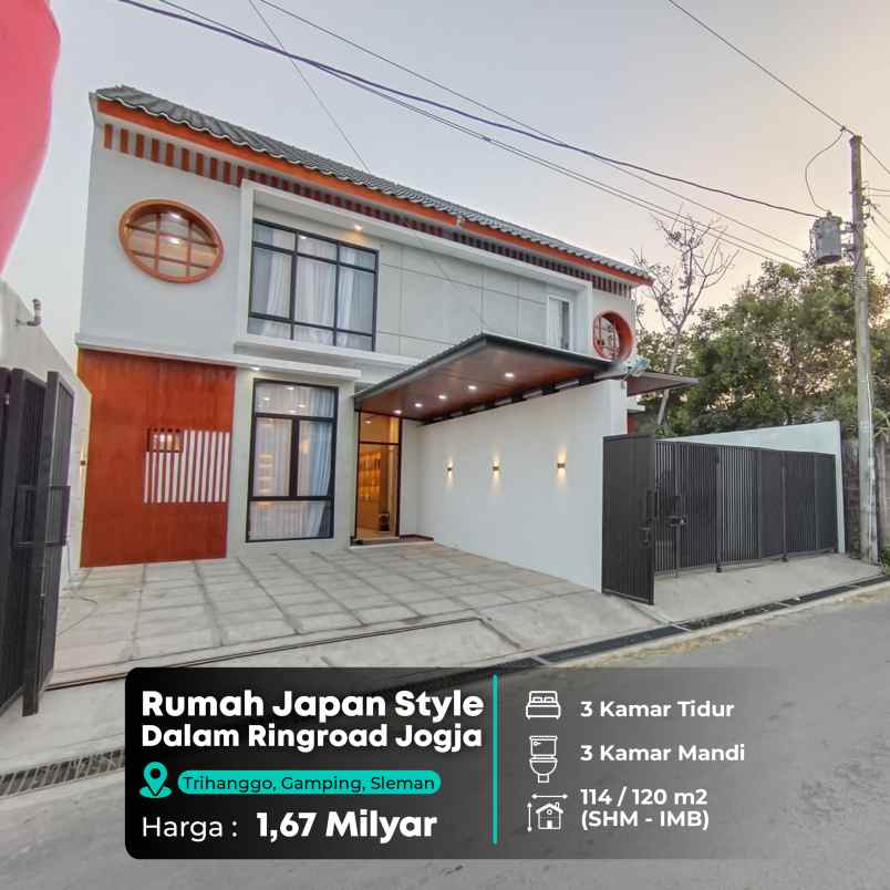 rumah gaya jepang mangku aspal dalam ringroad jogja