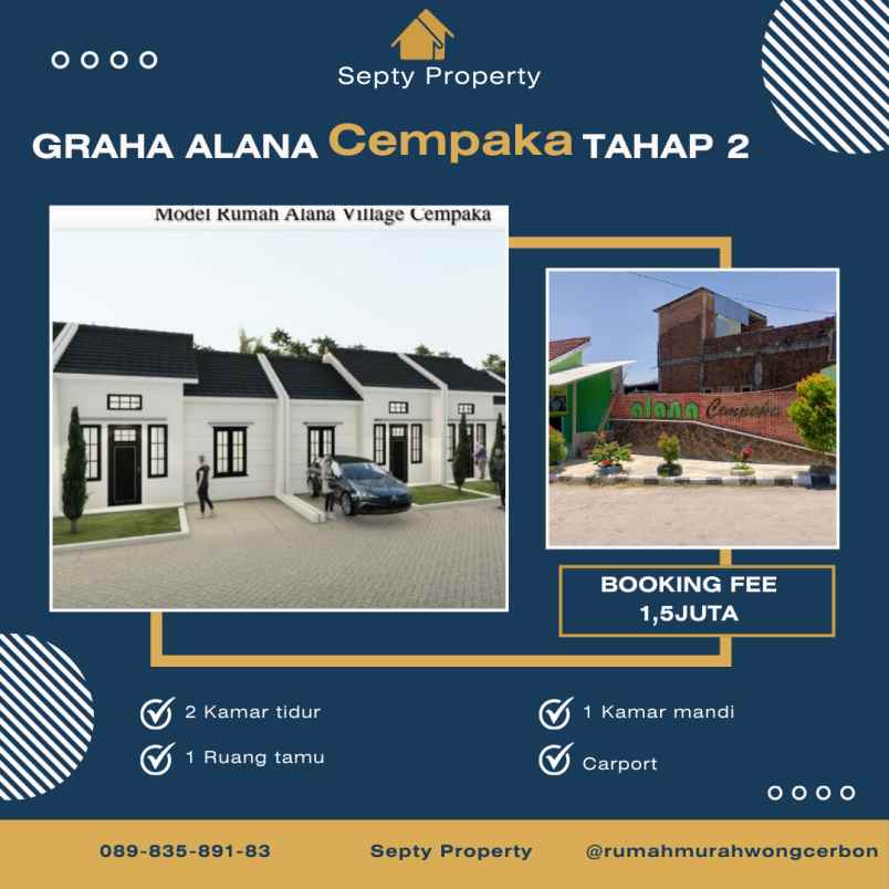 rumah graha alana cempaka tahap 2 dp cuma 5jutaan