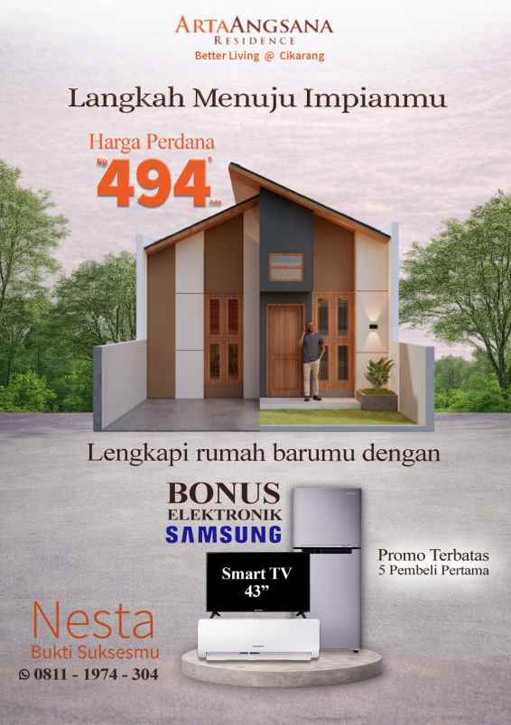 rumah idaman yang nyaman dan siap huni