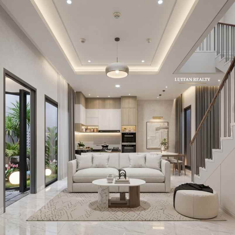 rumah jagakarsa skandinavian modern dalam premium area