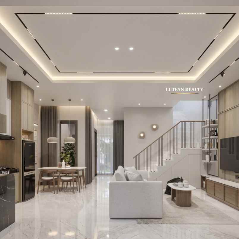 rumah jagakarsa skandinavian modern dalam premium area