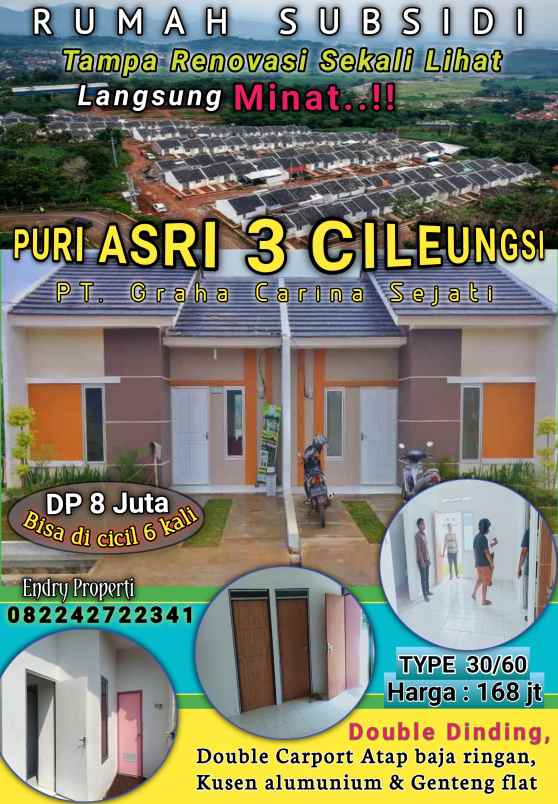 rumah jl rw gembira sukamaju kec