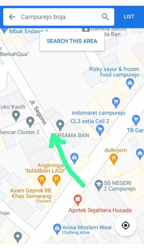 rumah jual bu campurejo boja deket sdn 2 campurejo