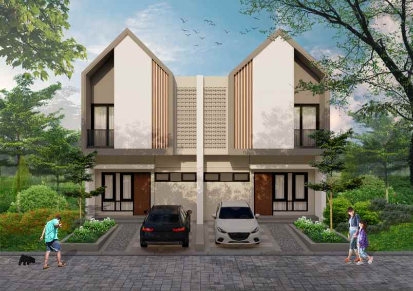 rumah kavling 2 lantai siap huni jatiluhur