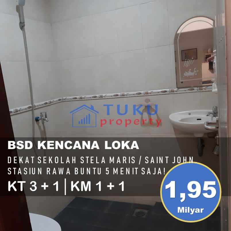 rumah kencana loka bsd dekat