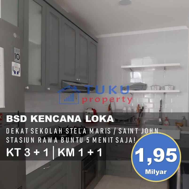 rumah kencana loka bsd dekat