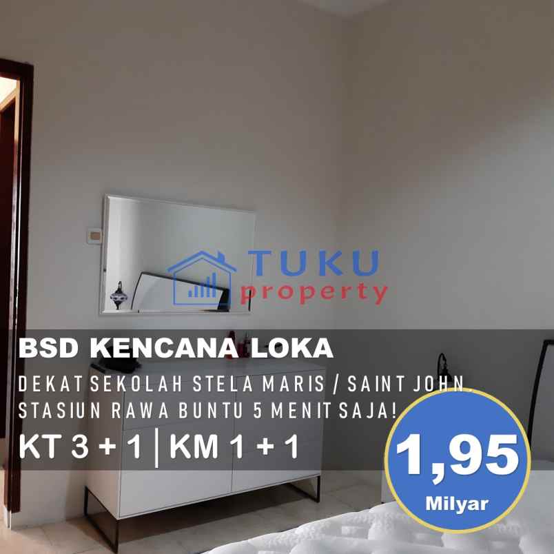 rumah kencana loka bsd dekat