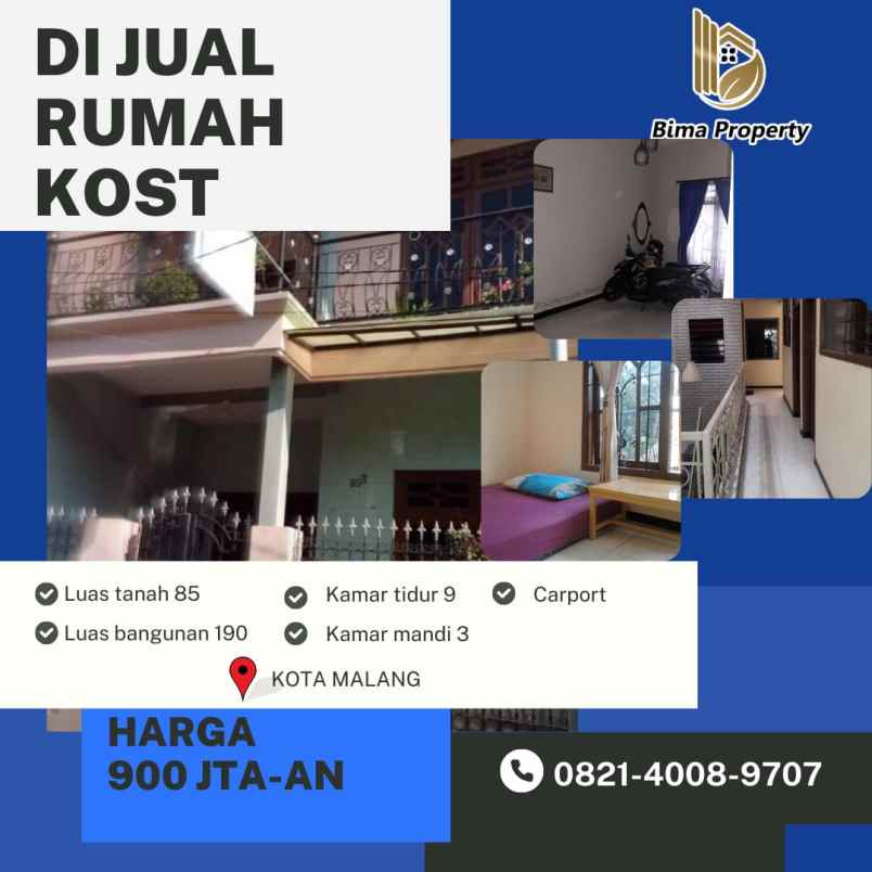 rumah kost di malang kota