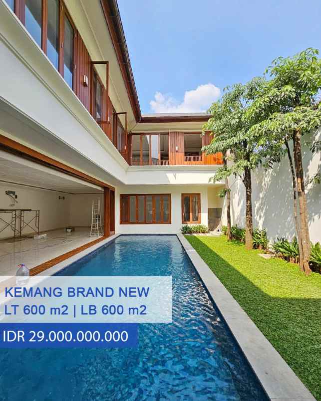 rumah mewah brand new di kemang dalam jakarta selatan